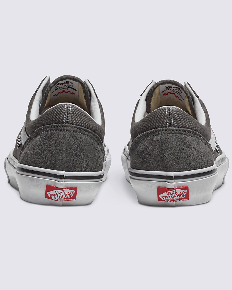 TENIS VANS SKATE OLD SKOOL GRIS PARA HOMBRE TALLA 28 CM 