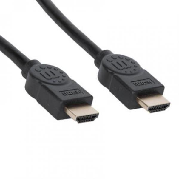 Cable HDMI de Ultra Alta Velocidad Manhattan Negro 3 M.