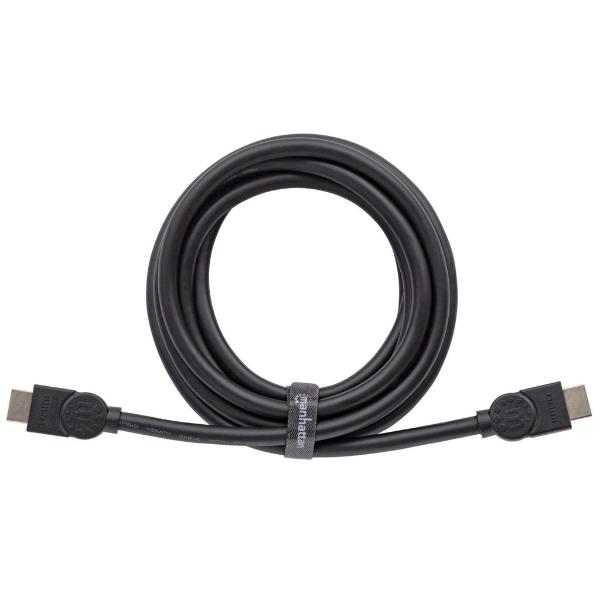 Cable HDMI de Ultra Alta Velocidad Manhattan Negro 3 M.