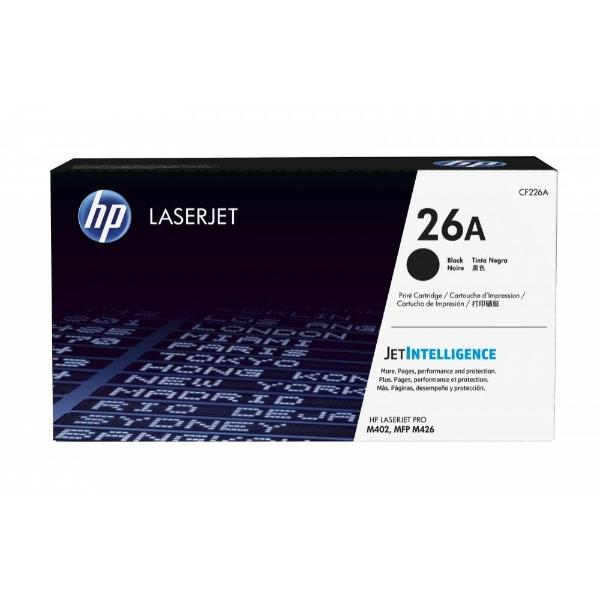Tóner HP 26A Negro Original, 3100 Páginas