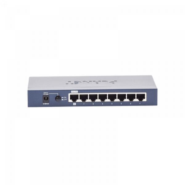 Planet Switch Administrable de Escritorio 8 puertos Giga + 2 puertos SFP