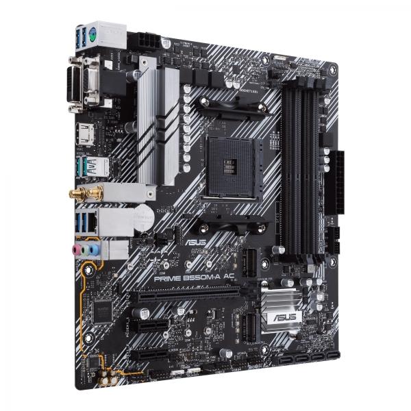 Tarjeta madre ASUS Micro ATX PRIME B550M-A AC S-AM4 AMD B550 HDMI