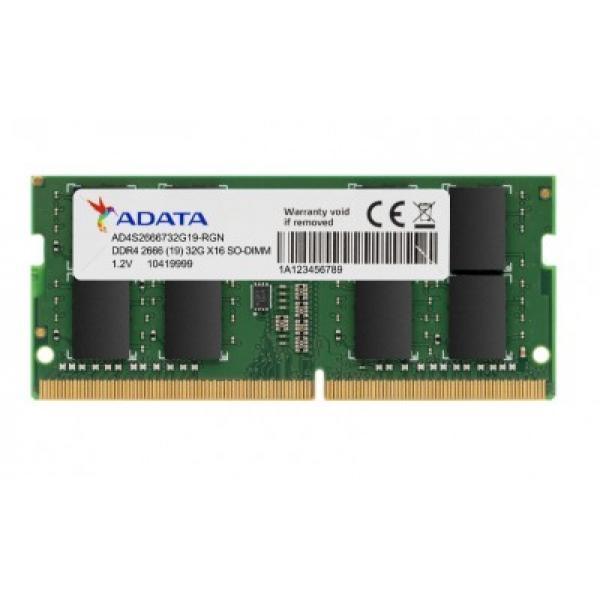 Memoria Ddr4 Adata 8gb 2666 Mhz Sodimm (ad4s26668g19-sgn)