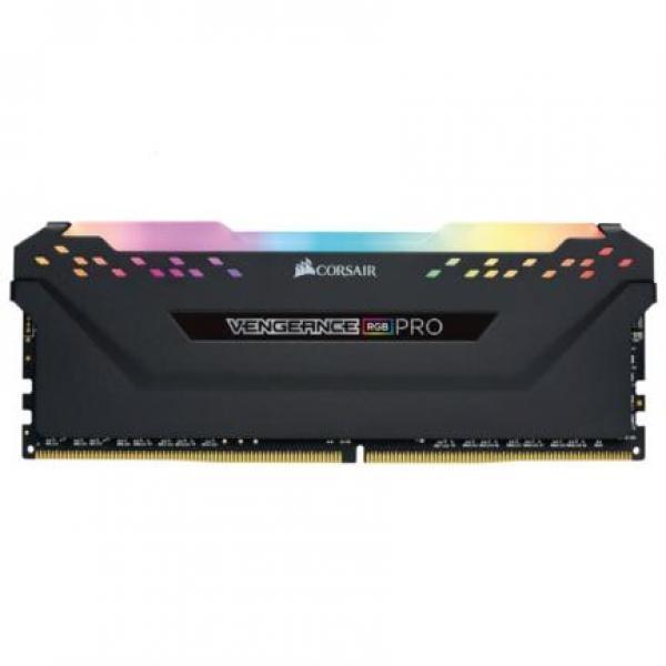 Corsair MEMORIA DIMM DDR4 CORSAIR (CMW16GX4M1Z3600C18) 16GB 3600MHZ (1X16GB) VENGEANCE RGB PRO DISIP. NEGRO
