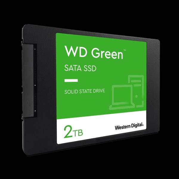 Western Digital UNIDAD SSD 2.5 WD 2TB (WDS200T2G0A) GREEN, SATA3, 7MM, 3D NAND
