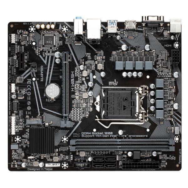 Tarjeta Madre Gigabyte Micro ATX H510M H, S-1200, Intel H510 Express, HDMI, 64GB DDR4