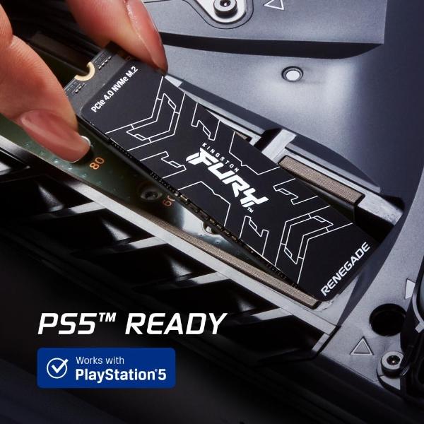 Kingston Technology UNIDAD SSD KINGSTON FURY RENEGADE 500G M.2 2280 (SFYRS500G)