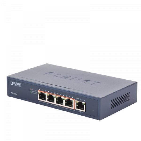 Planet Extensor Ultra PoE de 65 Watts Con 4 Puertos Gigabit de Salida 802.3 af/at