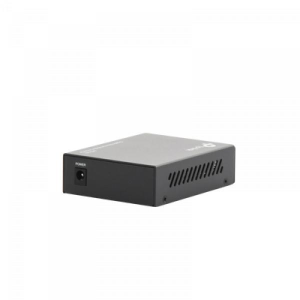 TPLINK Convertidor Fibra Óptica Monomodo o Multimodo / 1 Puerto SFP 1000 Mbps / 1 Puerto RJ45 10/100/1000 Mbps / Plug and Play 