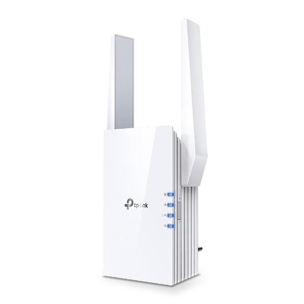 TPLINK Repetidor / Extensor de Cobertura WiFi AX 1500 Mbps, doble banda 2.4 GHz y 5 GHz, con 1 puerto 10/100/1000 Mbps