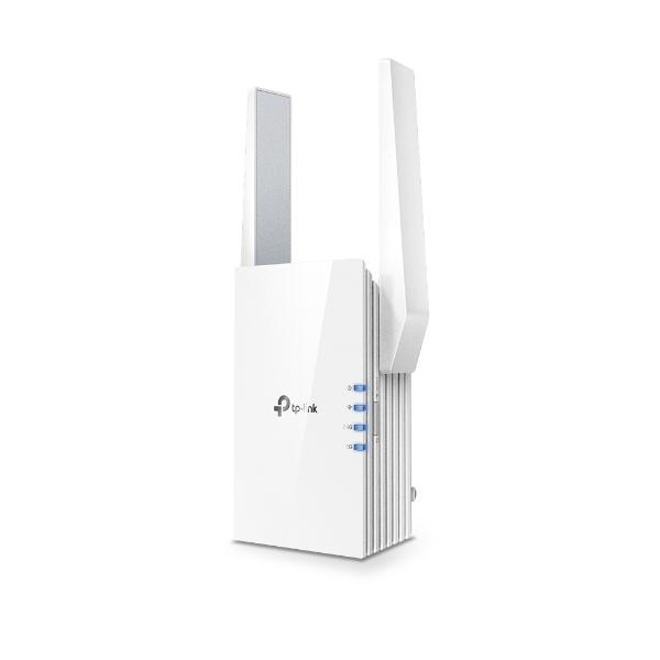 TPLINK Repetidor / Extensor de Cobertura WiFi AX 1500 Mbps, doble banda 2.4 GHz y 5 GHz, con 1 puerto 10/100/1000 Mbps