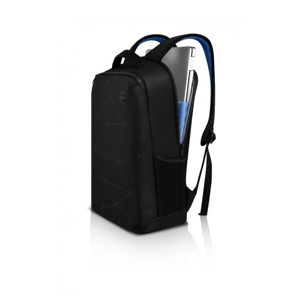 Mochila Para Laptop Essential Backpack-15 Dell Es1520p, 15 Pulgadas, Negro C/ Azul,