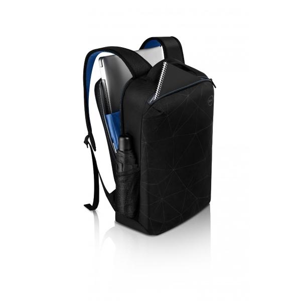Mochila Para Laptop Essential Backpack-15 Dell Es1520p, 15 Pulgadas, Negro C/ Azul,