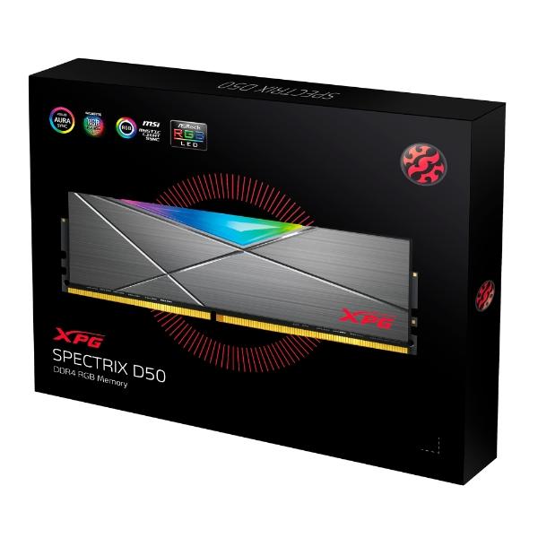 MEM DDR4  XPG SPECTRIX D50 16GB 3200MHZ RGB (AX4U320016G16A-ST50)