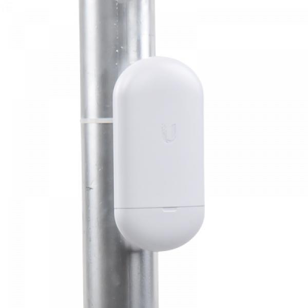Ubiquiti Networks NanoStation airMAX Loco5AC CPE hasta 450 Mbps, 5 GHz (5150 - 5875 MHz), con antena integrada de 13 dBi, no incluye adaptador PoE