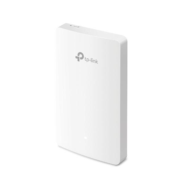 TPLINK Punto de acceso Omada /  Doble Banda AC1200 MU-MIMO / Diseño para Pared con 3 Puertos Adicionales / Configuruación por Controlador o Stand-Alone / Alimentación PoE af/at