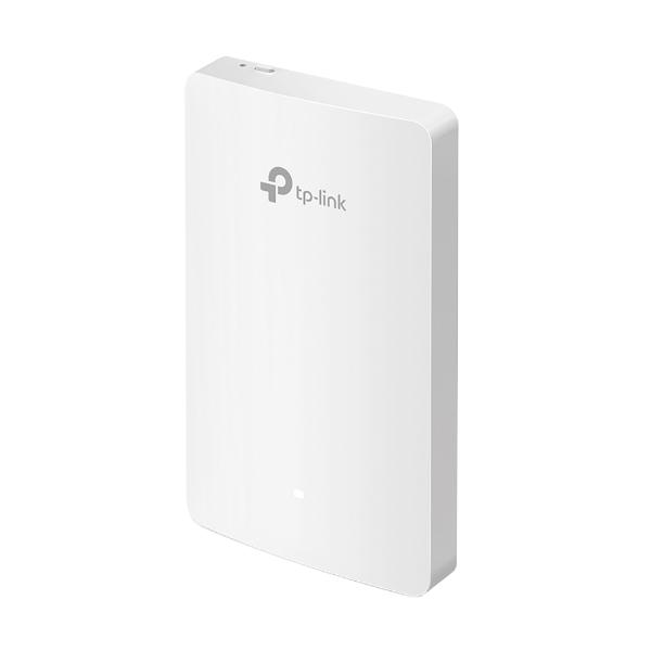 TPLINK Punto de acceso Omada /  Doble Banda AC1200 MU-MIMO / Diseño para Pared con 3 Puertos Adicionales / Configuruación por Controlador o Stand-Alone / Alimentación PoE af/at
