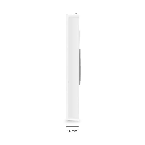 TPLINK Punto de acceso Omada /  Doble Banda AC1200 MU-MIMO / Diseño para Pared con 3 Puertos Adicionales / Configuruación por Controlador o Stand-Alone / Alimentación PoE af/at