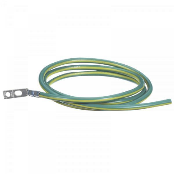Panduit Kit de Jumper para Conexión de Gabinete o Rack de Telecomunicaciones a Barra de Tierra Física, 6 AWG, 1.52 m de Largo