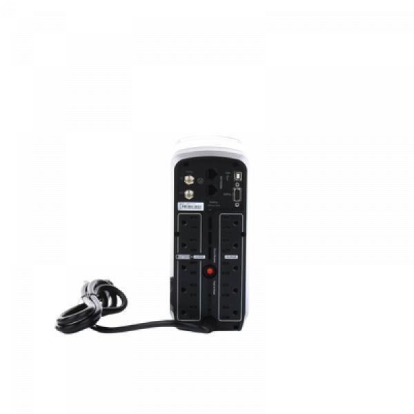 CyberPower UPS de 850 VA/510 W, Topología Línea Interactiva, Entrada 120 Vca NEMA 5-15P, Onda Senoidal Pura, Tipo Torre, Con 10 Tomas NEMA 5-15R