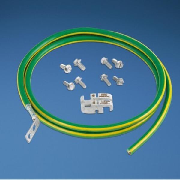 Panduit Kit de Jumper para Conexión de Gabinete o Rack de Telecomunicaciones a Barra de Tierra Física, 6 AWG, 1.52 m de Largo