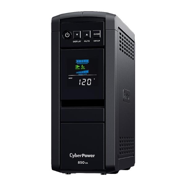 CyberPower UPS de 850 VA/510 W, Topología Línea Interactiva, Entrada 120 Vca NEMA 5-15P, Onda Senoidal Pura, Tipo Torre, Con 10 Tomas NEMA 5-15R