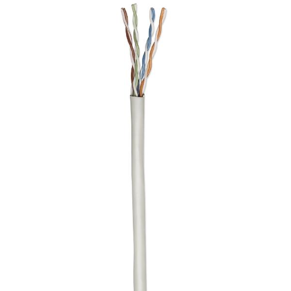 Intellinet Bobina de Cable Cat6 UTP, 305 Metros, Sólido, Gris