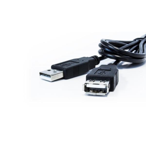 Vorago CAB-105 cable USB 1,5 m USB 2.0 USB A Negro