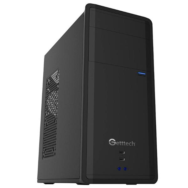 Gabinete Getttech Gg1802, Midi-tower, Atx/micro-atx, Usb 2.0, Negro, Incluye Fuente De 500w