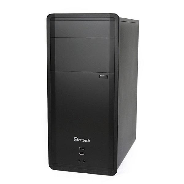 Gabinete Getttech Gg1802, Midi-tower, Atx/micro-atx, Usb 2.0, Negro, Incluye Fuente De 500w
