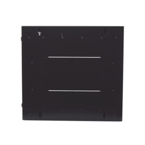 Panduit Gabinete PanZone de Montaje en Pared, de 19in, Puerta con Ventana de Seguridad, 12 UR, 762mm de Profundidad, Color Negro