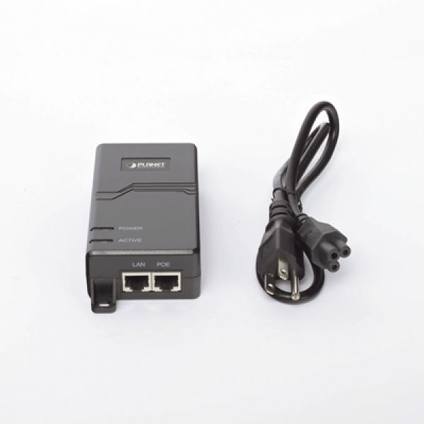 Planet Inyector Ultra PoE 60W 4-pares UTP, compatible 802.3af/at Gigabit 10/100/1000 Mbps