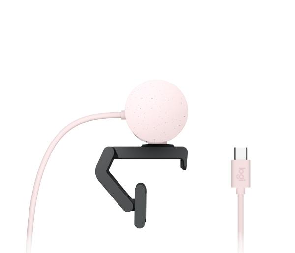 Logitech Brio 500 cámara web 4 MP 1920 x 1080 Pixeles USB-C Rosa