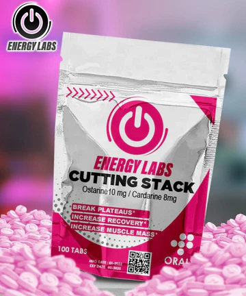 Cutting Stack Energy Labs Ostarine Cardarine 18mg x 100 Tabs Definición Total