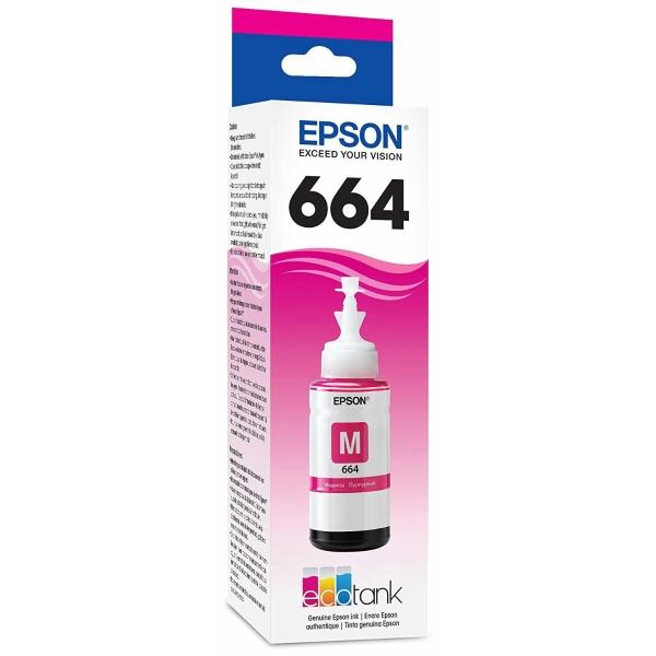 Epson BOTELLA EPSON ECOTANK T664 MAGENTA SERIE L 70ML (T664320-AL)