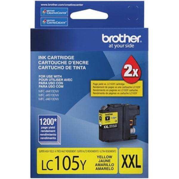 Cartucho Brother LC105Y Amarillo.