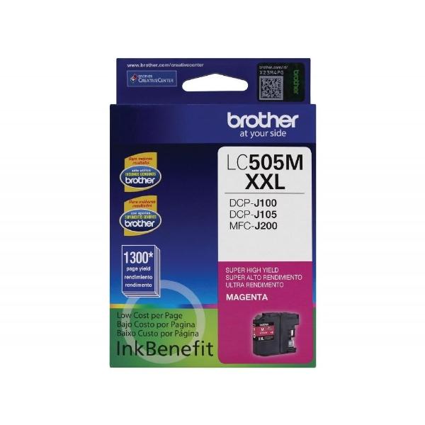 Cartucho Brother LC-505M Magenta.