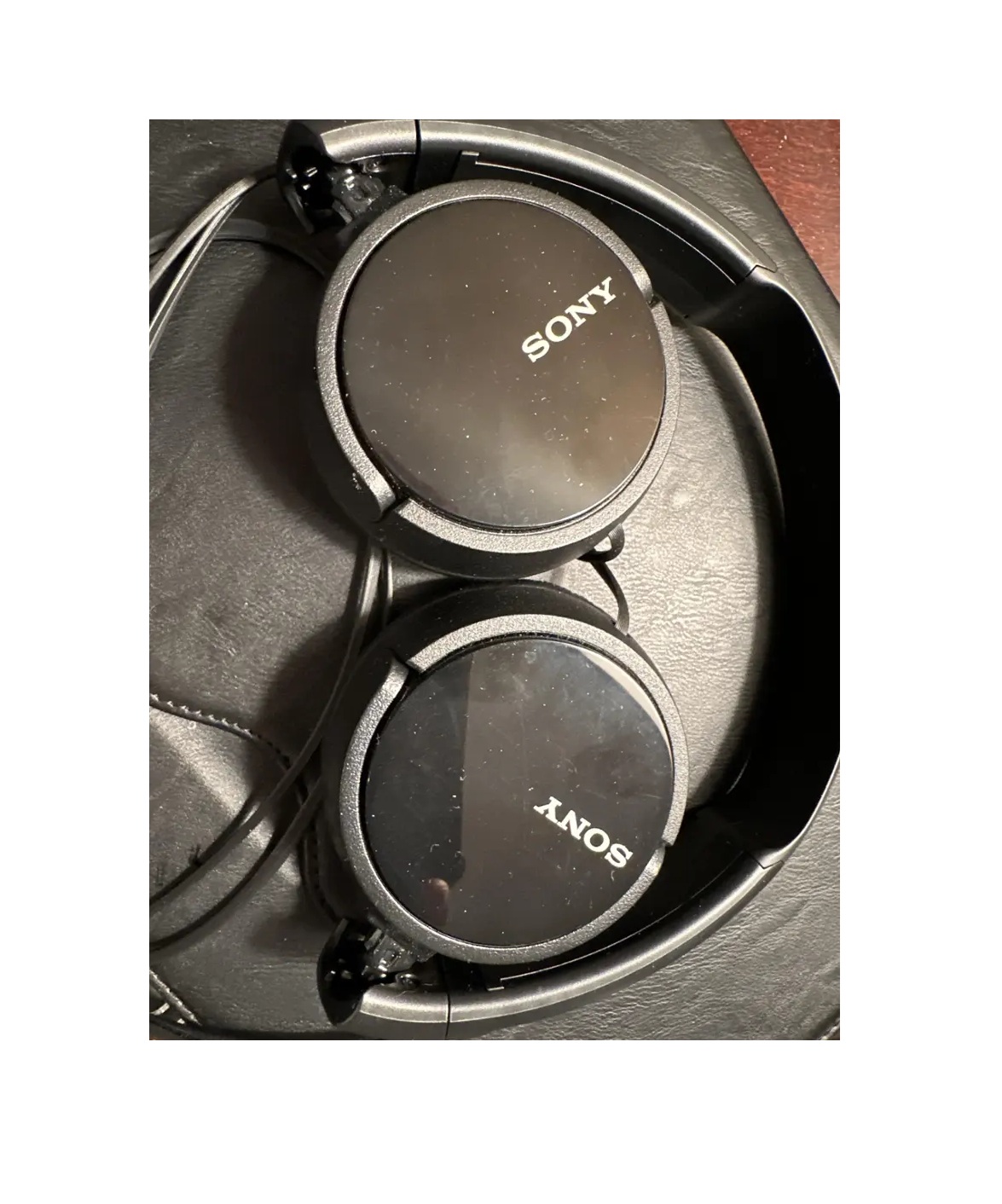 Audífonos Sony Tipo Diadema Mdr zx110 Alambricos Color Negro