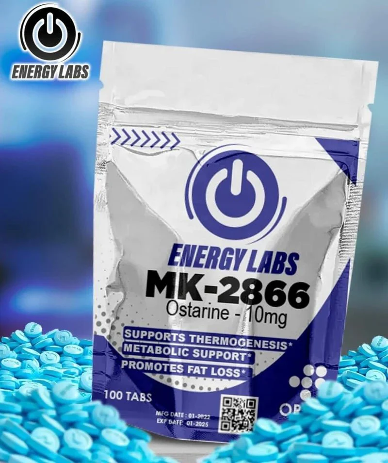 MK-2866 Energy Labs Ostarine 10mg x 100 Tabs Ostaplex para Masa Magra y Corte
