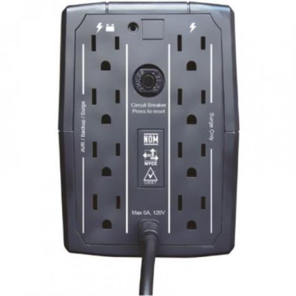 CDP NOBREAK/UPS MARCA CDP MOD R-UPR1008 1000VA/500W 8 CONT. REGULADOR BATE