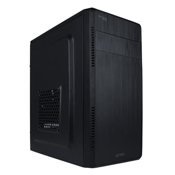 Gabinete Acteck Kioto Gi240, Mini Tower, Micro Atx/mini-itx, Usb 2.0/usb 3.2, Fuente De 500w, Negro