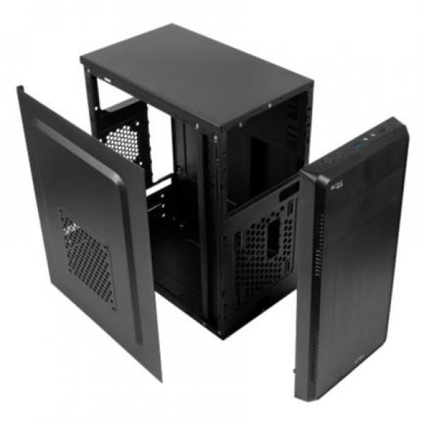 Gabinete Acteck Kioto Gi240, Mini Tower, Micro Atx/mini-itx, Usb 2.0/usb 3.2, Fuente De 500w, Negro