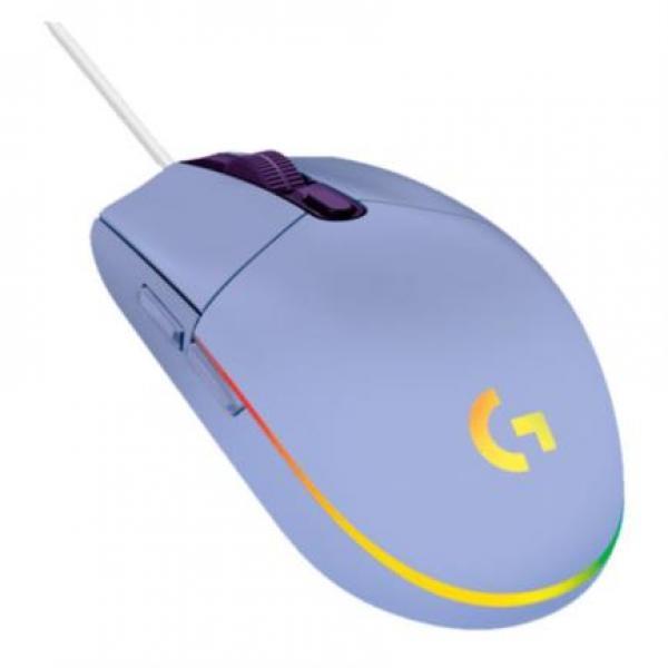 Logitech MOUSE GAMER LOGITECH G203 LIGHTSYNC RGB 8,000DPI USB LILA 910-005852