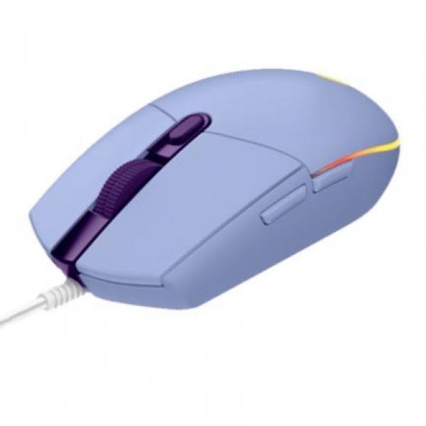 Logitech MOUSE GAMER LOGITECH G203 LIGHTSYNC RGB 8,000DPI USB LILA 910-005852