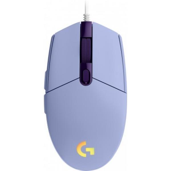 Logitech MOUSE GAMER LOGITECH G203 LIGHTSYNC RGB 8,000DPI USB LILA 910-005852