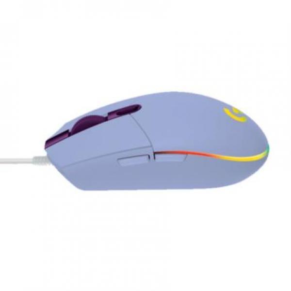 Logitech MOUSE GAMER LOGITECH G203 LIGHTSYNC RGB 8,000DPI USB LILA 910-005852