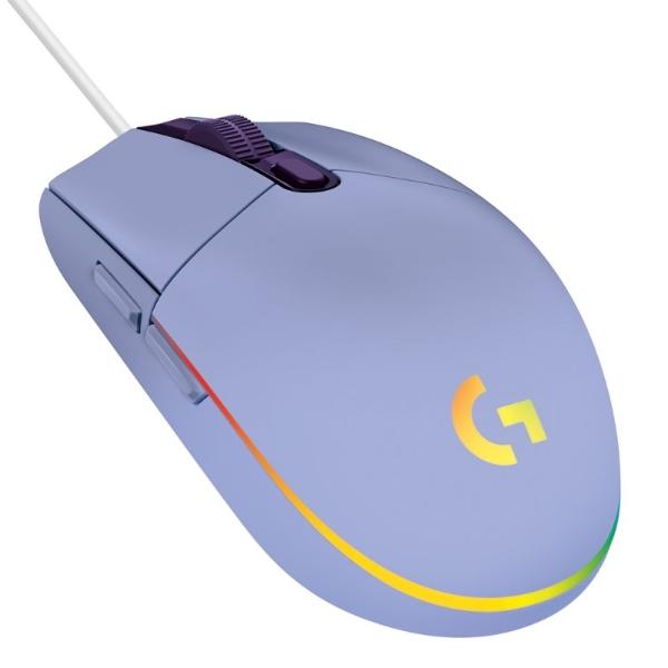 Logitech MOUSE GAMER LOGITECH G203 LIGHTSYNC RGB 8,000DPI USB LILA 910-005852