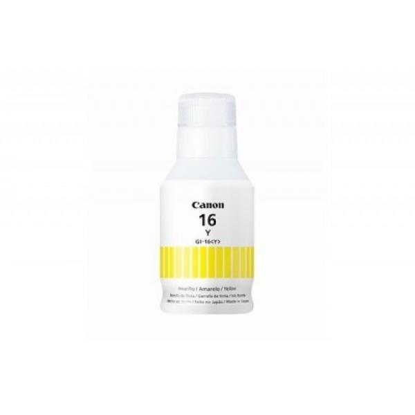 Botella de Tinta CANON GI-16 Y AMARILLO PARA GX7010/GX6010 (4420C001AA