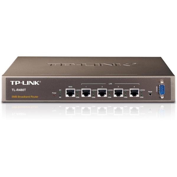 ROUTER BALANCEADOR DE CARGA TP-LINK/4 WAN/LAN/QoS/ TL-R480T+