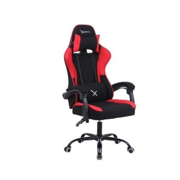 SILLA GAMER XZEAL NEGROJO ACERO, TEXTIL,ALTO DESEMPEÑO